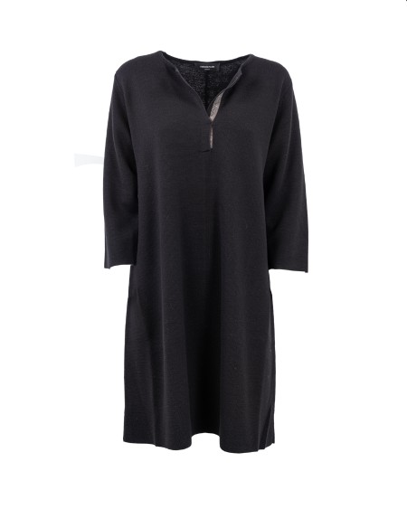 Shop FABIANA FILIPPI  Abito: Fabiana Filippi abito in lana merino.
Abito punto stitch in un tessuto di lana merino.
Collo a polo.
Dettaglio in punto luce.
Maniche lunghe.
Tessuto: 100% lana.
Fabbricato in Italia.. ABD213F130D462-825